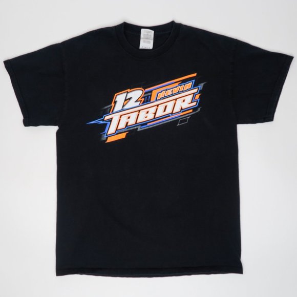 Black Double Sided Racing Graphic T-Shirt - Picture 2 of 8